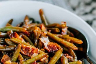 Haricots verts au barbecue