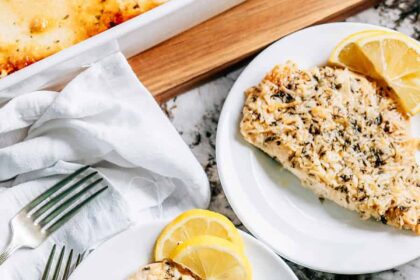 Poulet au parmesan et à l’ail rôti