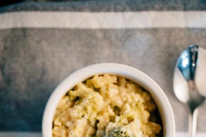 Casserole de riz au brocoli et au fromage
