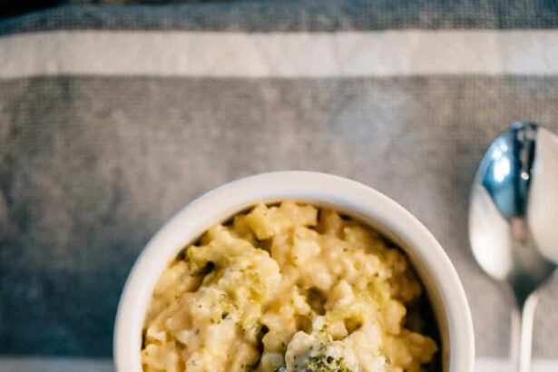 Casserole de riz au brocoli et au fromage