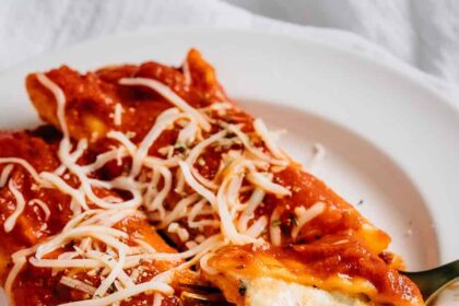 Manicotti au four facile