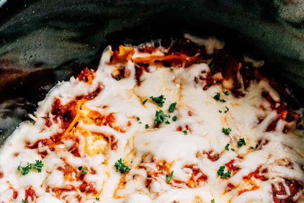 Lasagne Facile à la Mijoteuse