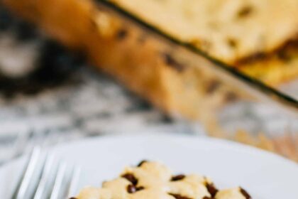 Barres de biscuits aux pépites de chocolat paresseuses