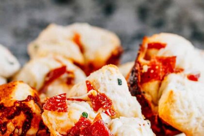 Muffins à pizza déchirables