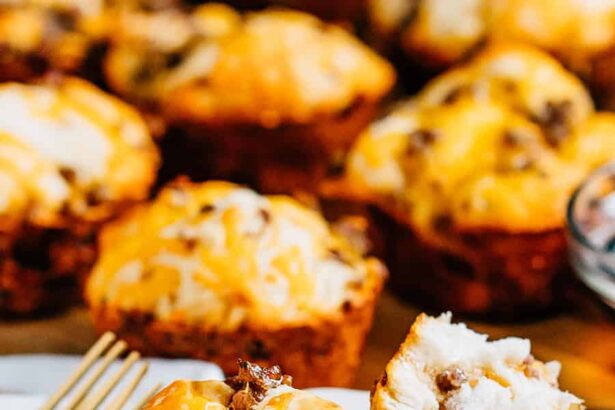 Muffins au Saucisson pour le Petit-Déjeuner