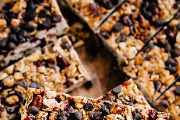 Barres de granola moelleuses