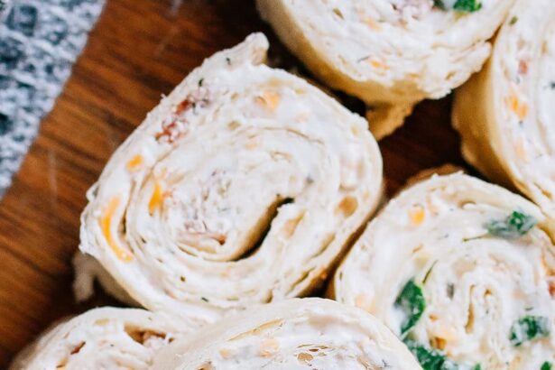 Roulés au bacon, cheddar et ranch