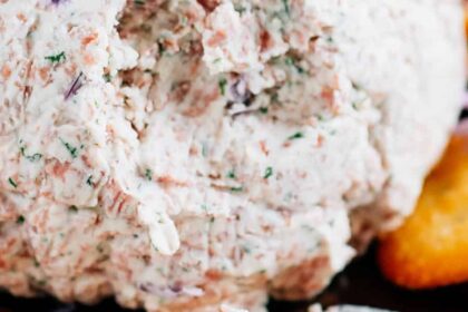 Boule de fromage au bœuf séché et ciboules
