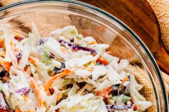 Recette de coleslaw maison facile