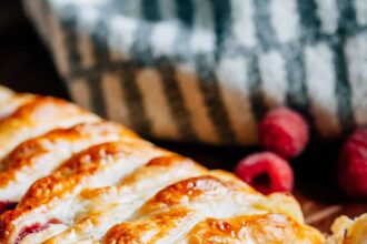 Danois au fromage blanc et framboises facile